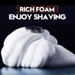 Gentle shaving foam mousse 60 ml travel size for men