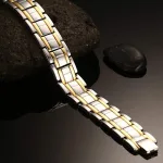 Lightweight steel fashion bracelet 215 x 15 x 3 mm for daily wear