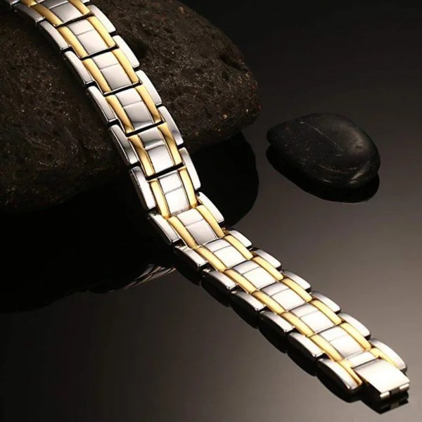 Lightweight steel fashion bracelet 215 x 15 x 3 mm for daily wear