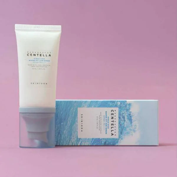 SKIN1004 water fit sunscreen packaging detail