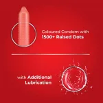 Skore 1500 dots climax delay condom three piece pack India