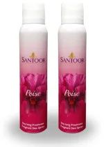 Santoor 150 ml womens deodorant spray long lasting fragrance