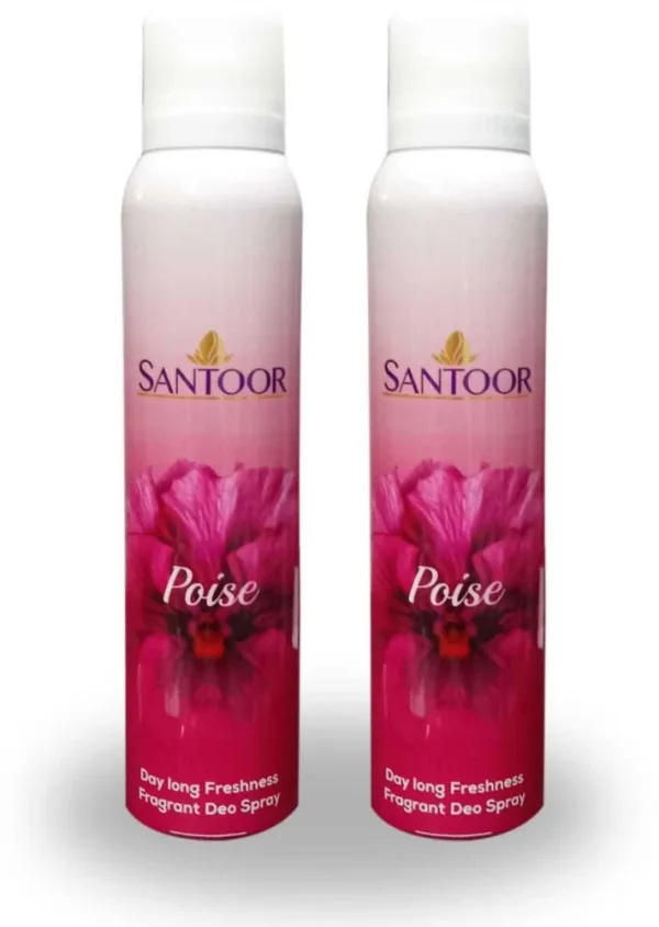Santoor 150 ml womens deodorant spray long lasting fragrance