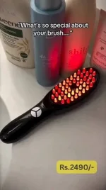 NANOFOG electric hair comb scalp massager device