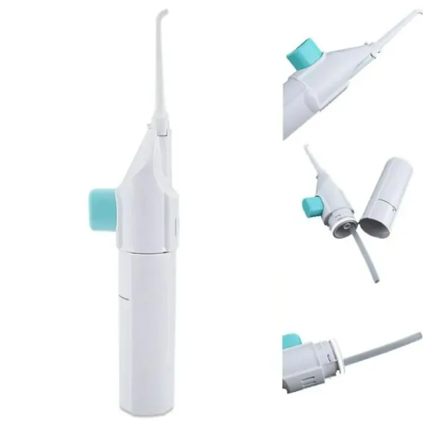 Travel-friendly cordless teeth cleaner kit for daily gum care