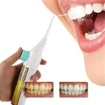 Travel-friendly cordless teeth cleaner kit for daily gum care