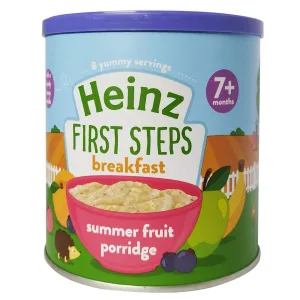 Heinz First Steps summer fruit porridge 240gm for babies 7 months plus