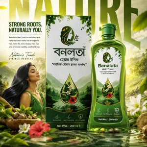 Banalata hair oil bottle 200ml for hair fall control and thickening