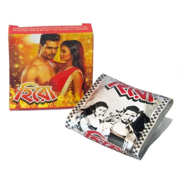 Hero condom full box 12 packs of 3 total 36 pieces SMC