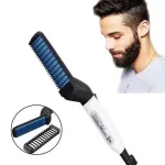 Beard straightening tool for men flatten curl and tame stray hair