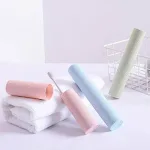 Compact 15.9cm toothbrush storage box for business trips