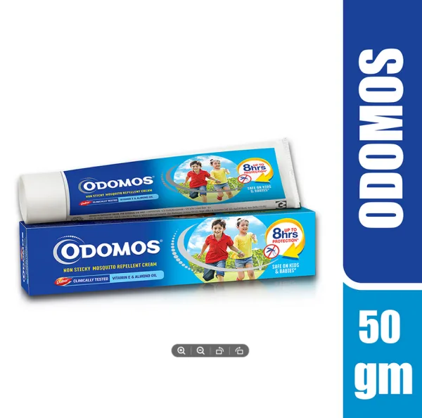 Odomos non sticky mosquito repellent cream 50g