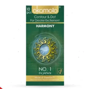 Okamoto Harmony contour dotted condom 10pcs pack Thailand