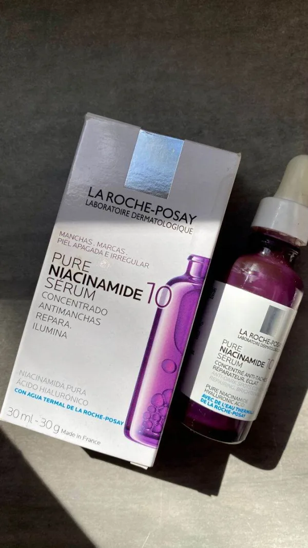 La Roche Posay 10% niacinamide serum with HEPES and hyaluronic acid