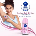 NIVEA womens antiperspirant roll-on deodorant 50ml dermatologically tested