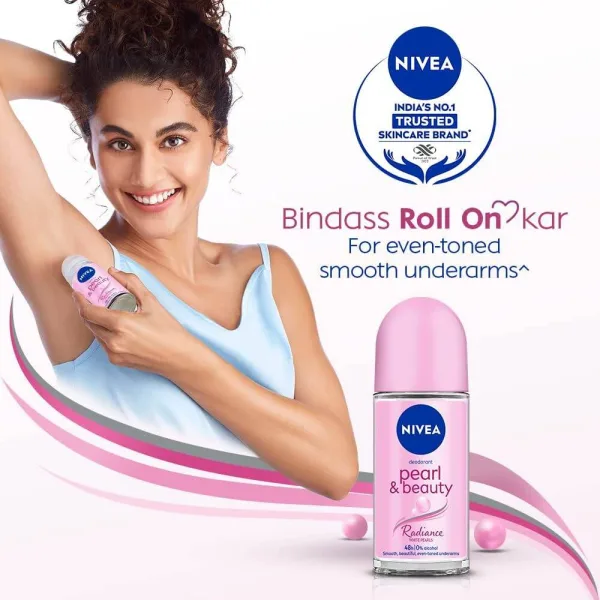 NIVEA womens antiperspirant roll-on deodorant 50ml dermatologically tested