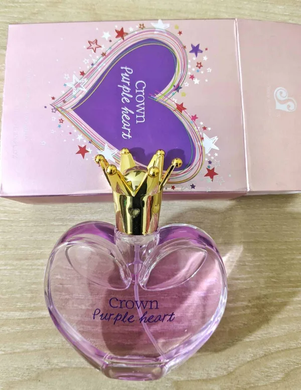 Story of Love crown purple heart 100 ml floral fresh spray perfume