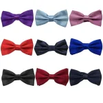 Classic adjustable formal business tie for men solid colour