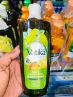 Vatika Naturals Olive Enriched Hair Oil 300ml with almond and cactus
