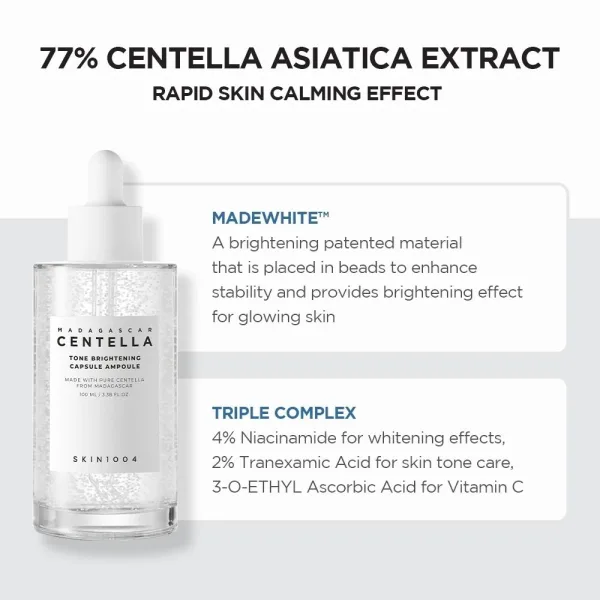 SKIN1004 Madagascar Centella Tone Brightening Capsule Ampoule 30ml bottle
