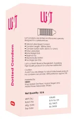 Extra dotted mixed flavour condom pack from Lust