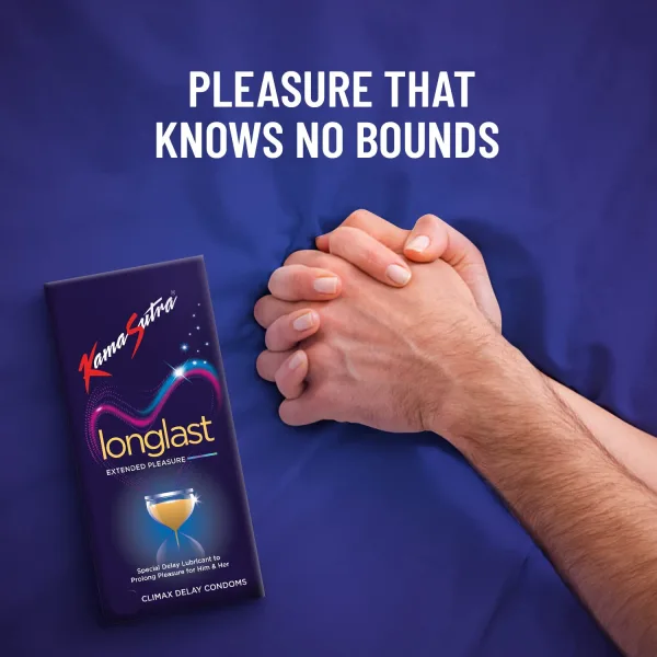 KamaSutra LongLast power dots delay condom three pieces