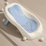 Baby Bath Warm Bath Rack Newborn Sitting and Lying Holder Artifact Baby Bathtub Universal Bath Bed Holder Anti-Slip Mat Bath Net -1pcs