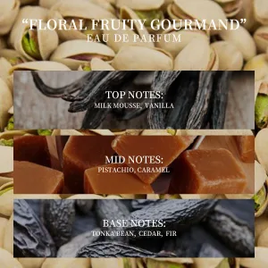 Imported caramel and pistachio gourmand perfume oil 10 ml alcohol free