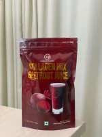 Collagen and beetroot drink powder mix for skin support