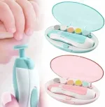 SoftGlow electric baby nail trimmer and care kit