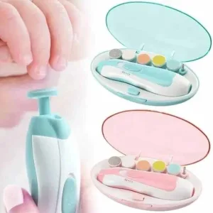 SoftGlow electric baby nail trimmer and care kit