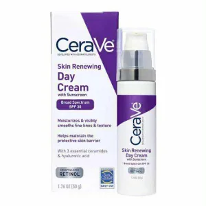 CeraVe Skin Renewing Day Cream with Sunscreen SPF 30 50gm jar