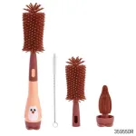BPA free silicone cleaning brush for bottles and flasks