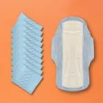 Neela Premium 100% cotton panty wings system sanitary napkins pack of 10