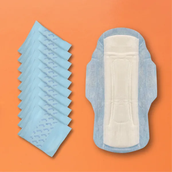 Neela Premium 100% cotton panty wings system sanitary napkins pack of 10