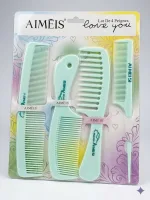 Professional hair comb set 4 pieces for all hair types