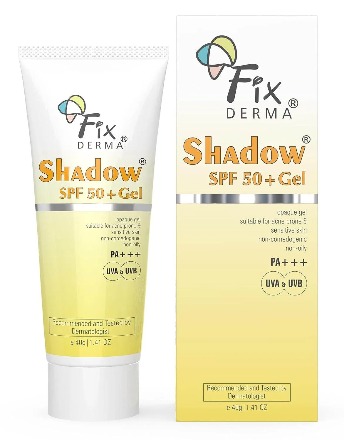 6d6f7222fe5ee3670703e750a627561d.jpg Fixderma Shadow Sunscreen SPF 50+ Gel 40g for oily and acne-prone skin