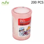 Portable cotton swab container 200pcs soft cotton buds
