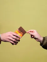 Feastables milk chocolate with peanut butter organic cacao bar