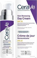 CeraVe Skin Renewing Day Cream with Sunscreen SPF 30 50gm jar