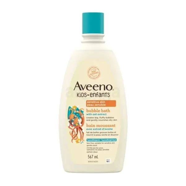 Aveeno Baby bubble bath 568ml paediatrician recommended