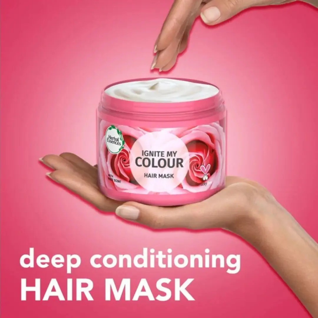 6e767c9bf9776a0c9c4912b2a3c73380-1.jpg Herbal Essences Ignite My Color Hair Mask 300ml rose scent