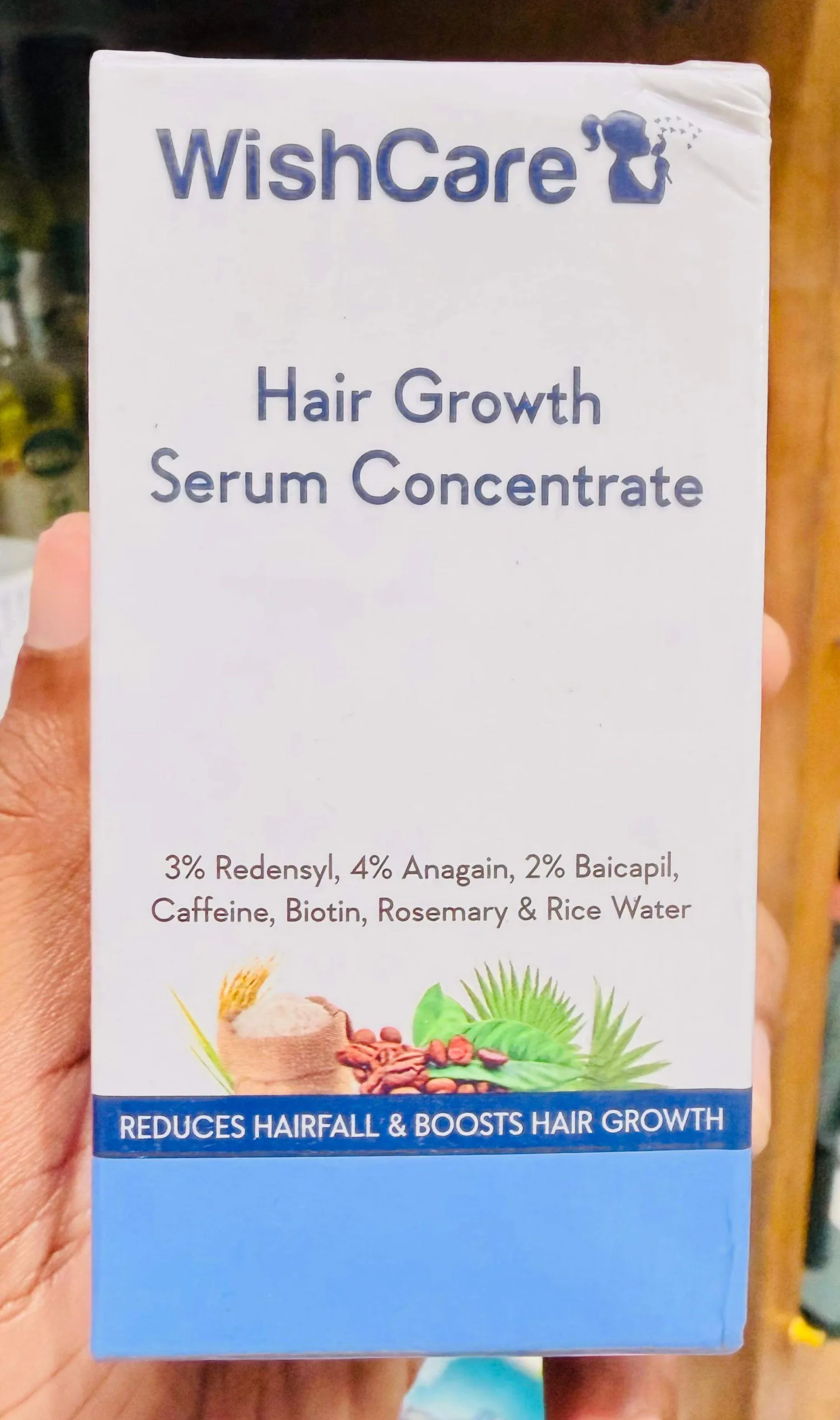 7118ebf4cafc40bf81c87349d7bd15f7.jpg WishCare Hair Growth Serum Concentrate 30ml with caffeine and Redensyl