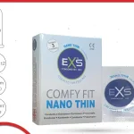 EXS Nano Thin Condom for Men | Single 3pcs Pack | UK