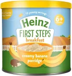 Heinz baby breakfast porridge with banana for babies from six months