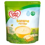 Cow and Gate banana porridge 125gm UK baby cereal pack