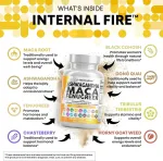 Ashwagandha maca fenugreek tongkat ali supplement bottle