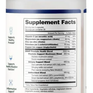 Saw palmetto and beta-sitosterol prostate supplement for men 90 count