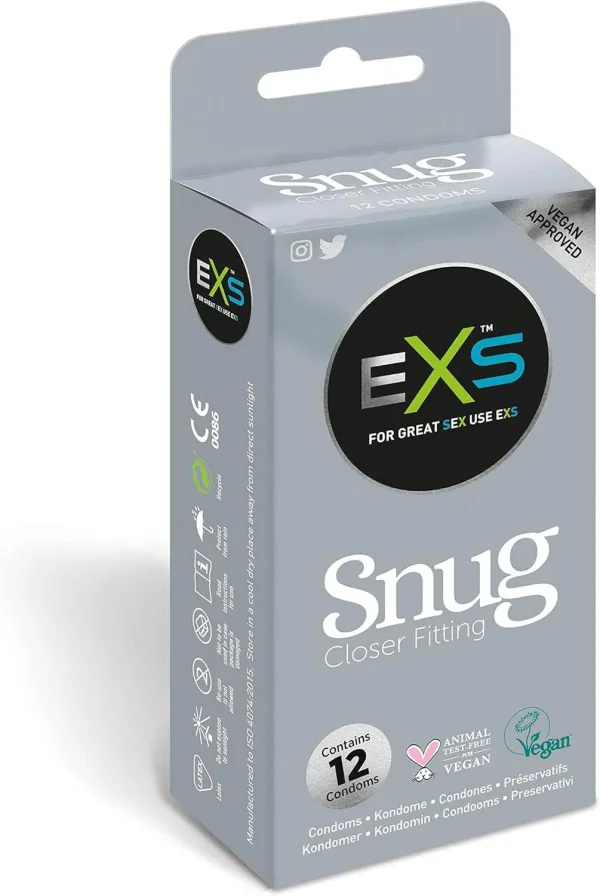 EXS small size condoms nine pieces tested to European standards