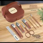 8 in 1 nail clippers manicure pedicure set stainless steel